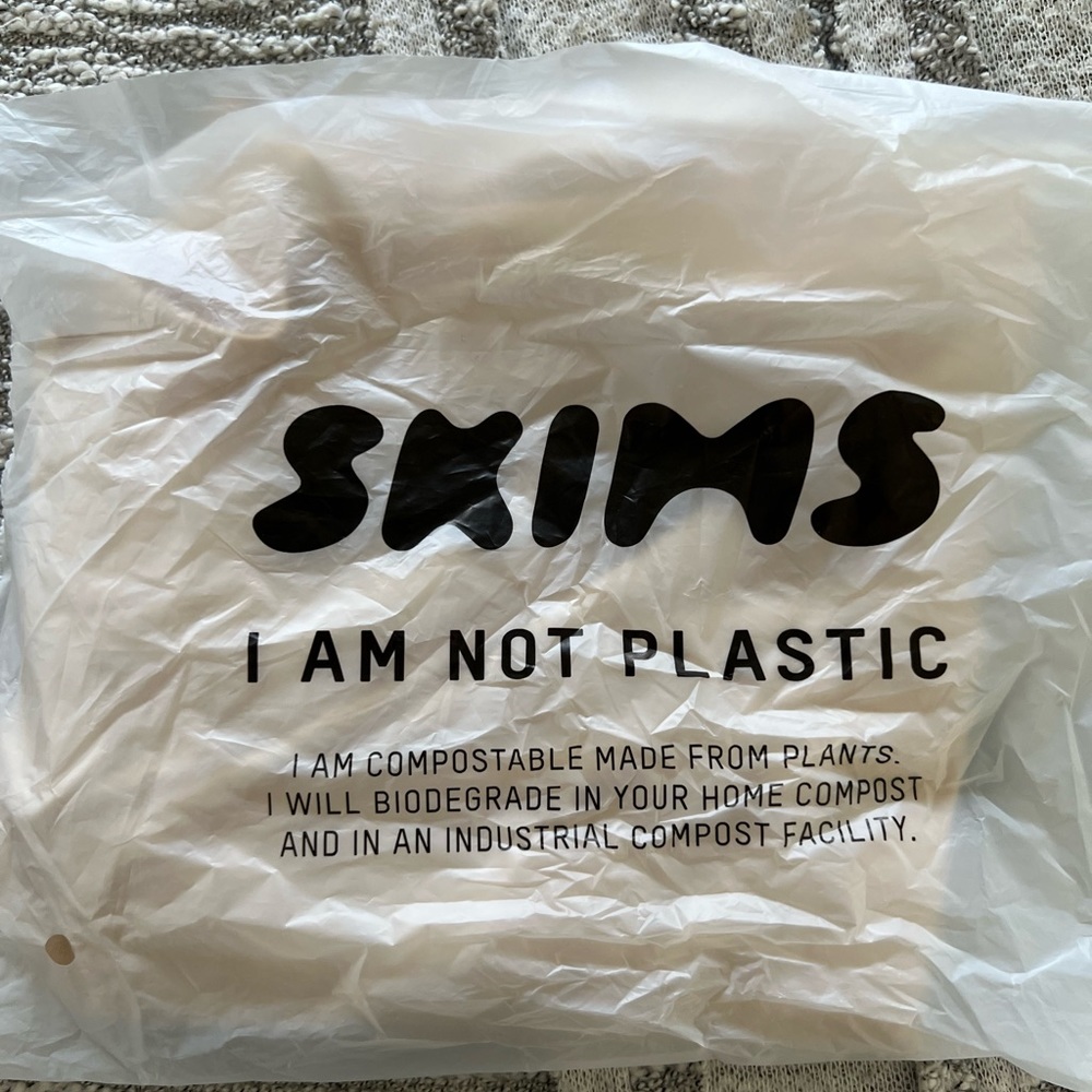 NWT SKIMS Super Cropped Shirt in Sand - XL - Picture 6 of 9